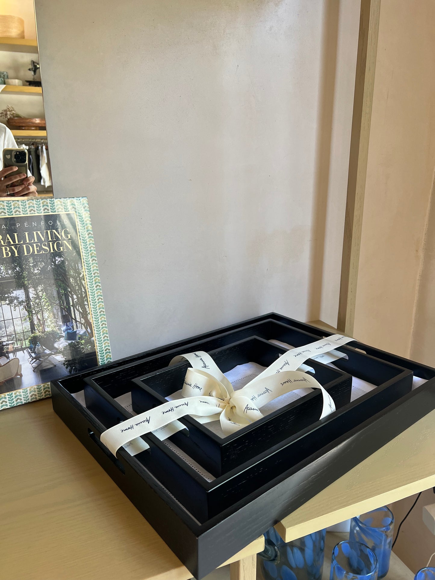 Set 3 Bandejas multiuso con tapetito personalizado