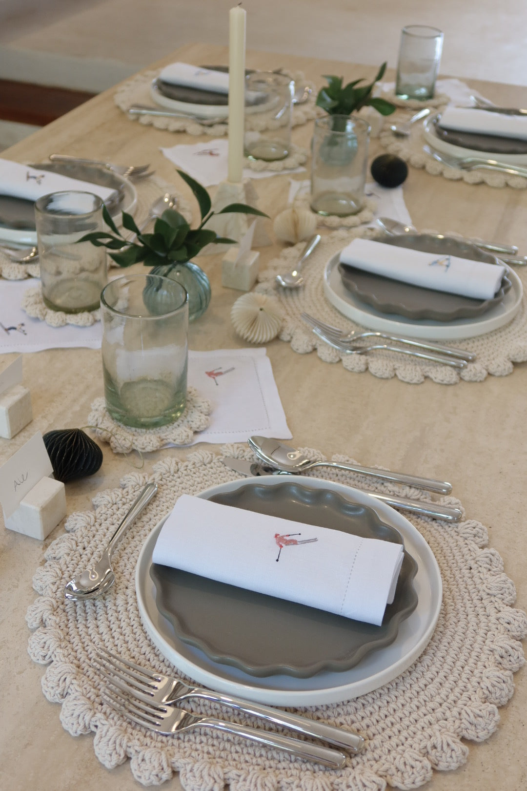 Cocteleras esquiadores