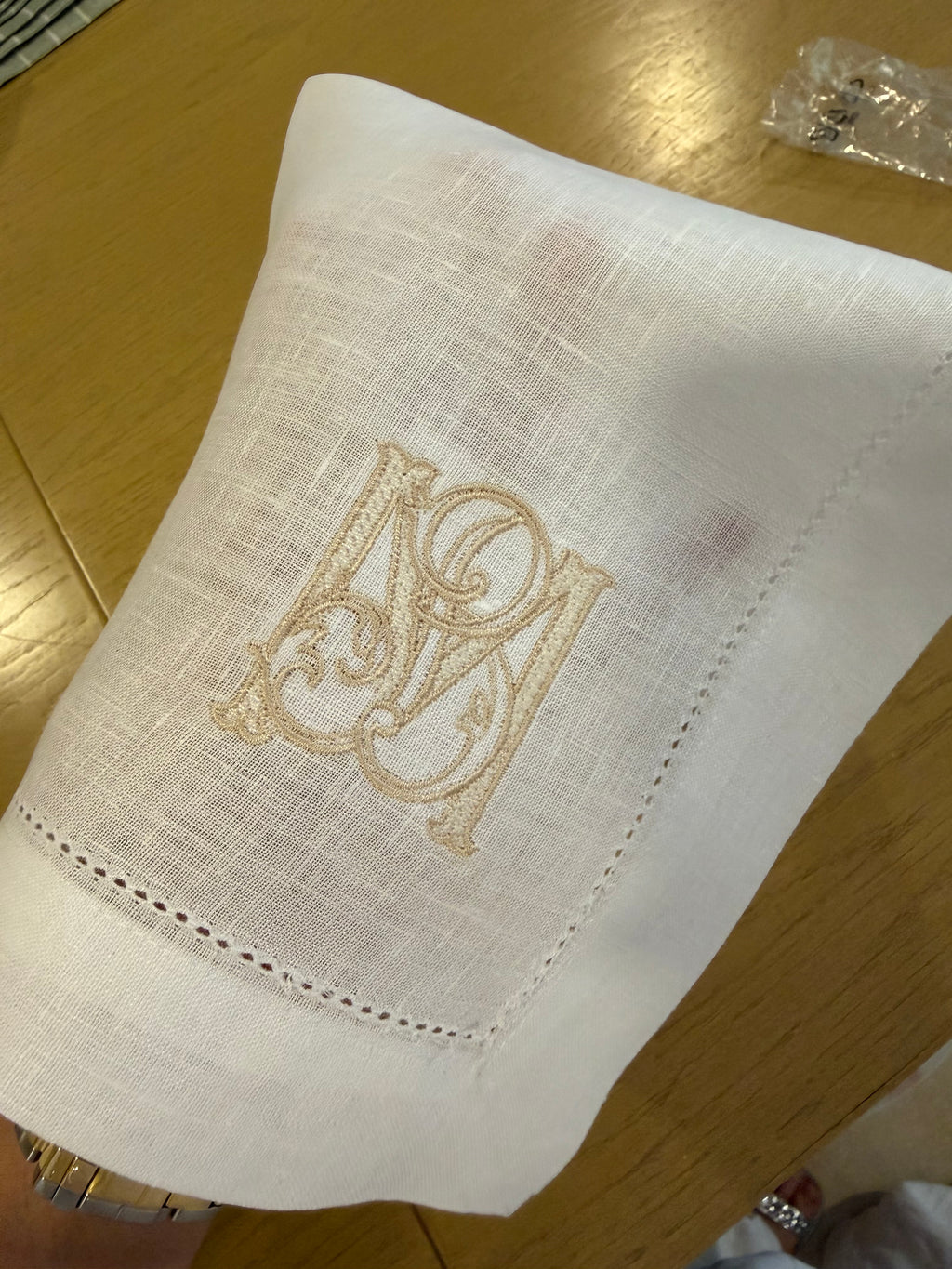 Servilleta monograma personalizado