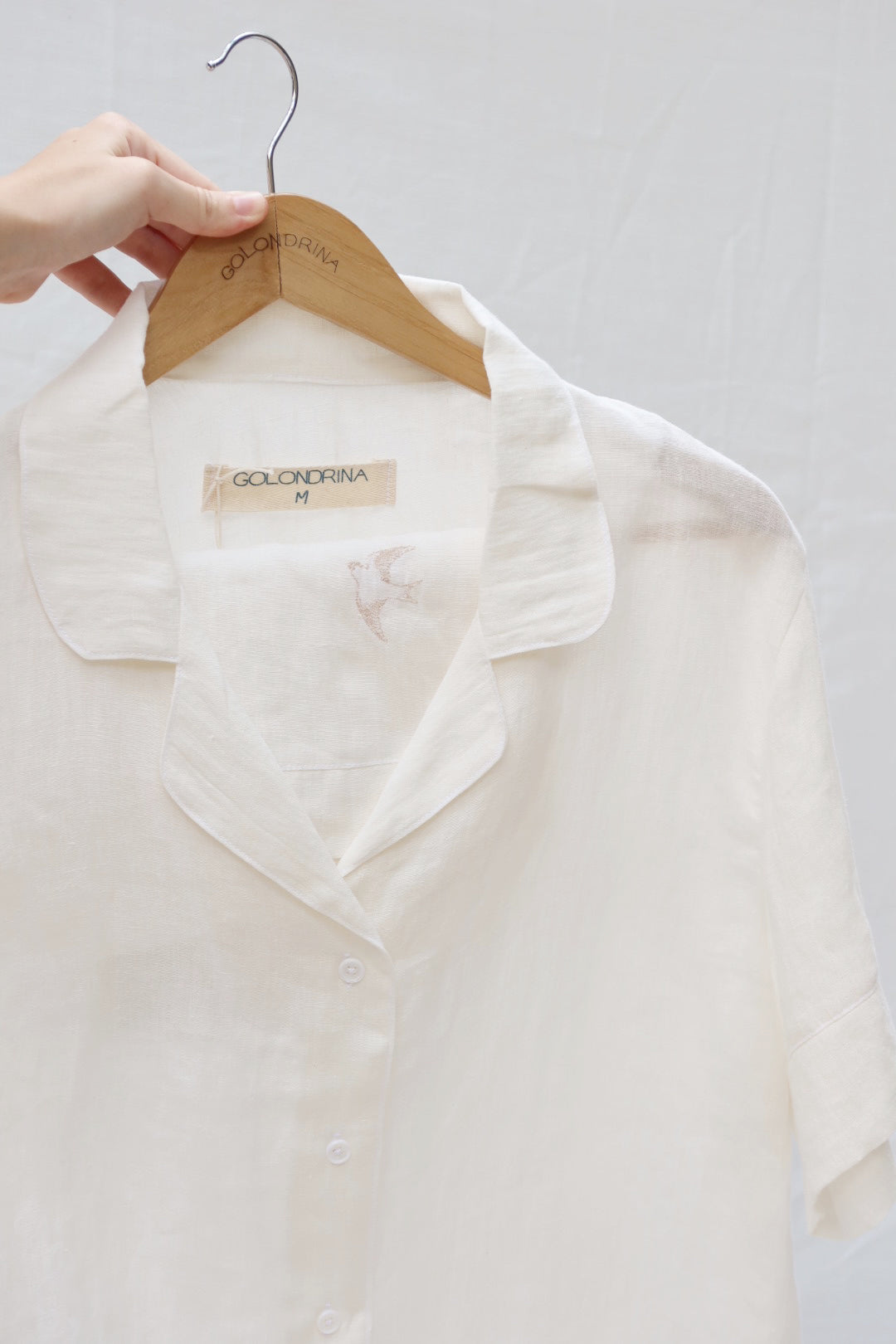 Shorts and Short Sleeve Set White