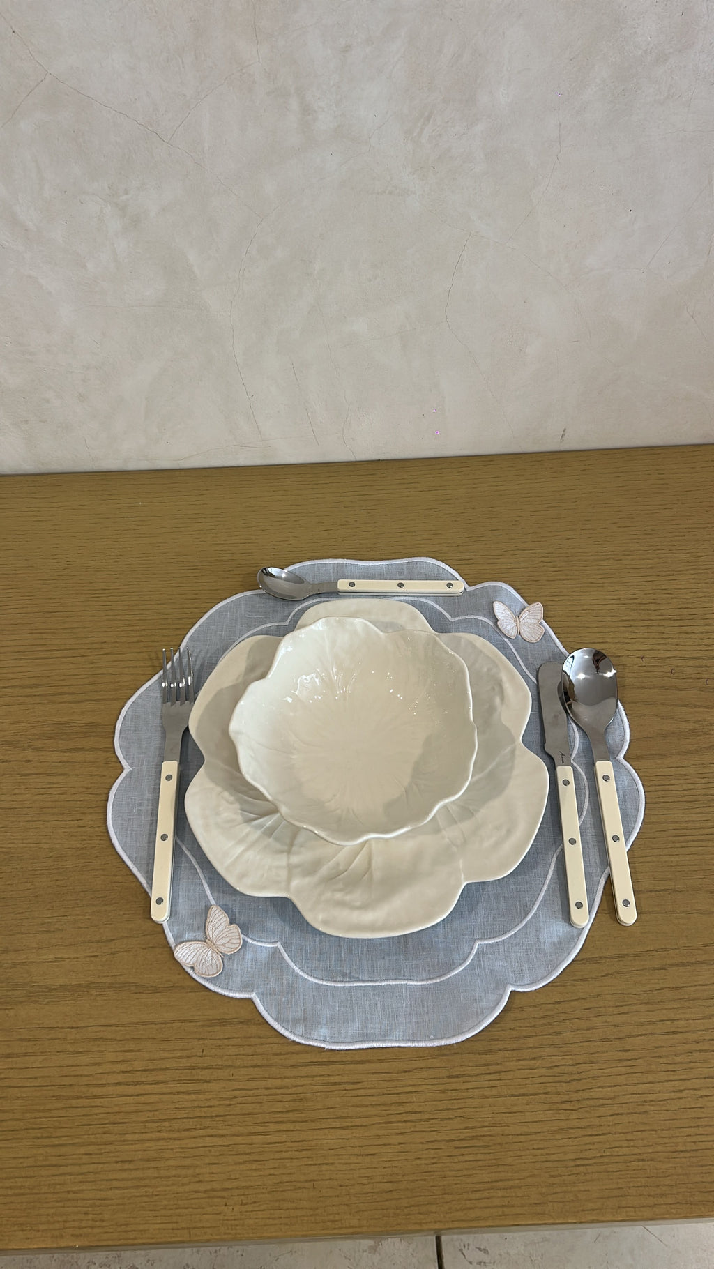 Individuales con mariposa 3D