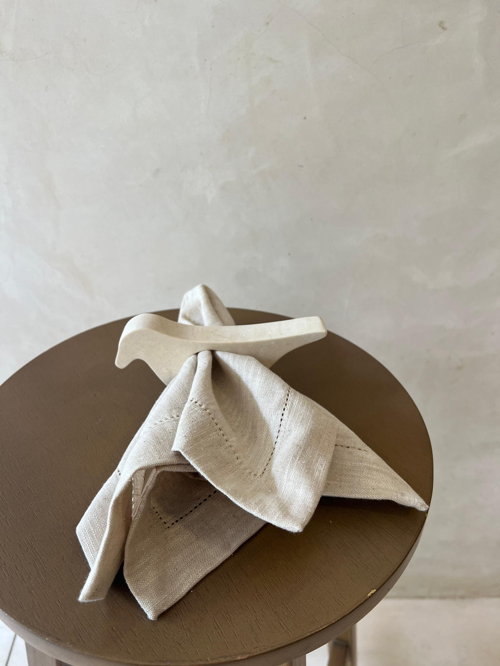 Set de 4 aritos para servilleta pajaritos