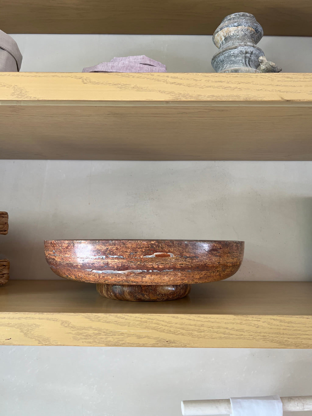 Frutero terracota Mármol exótico. No envíos fuera de Mérida