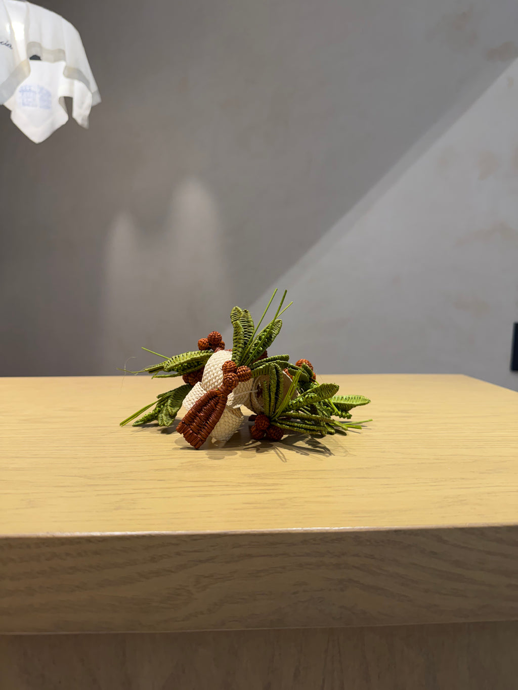 6 aritos servilleteros de palmera
