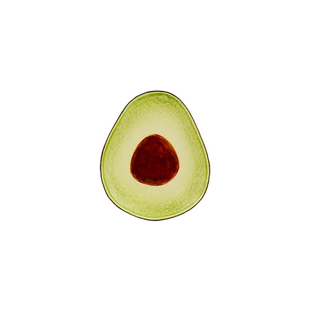 Plato postre aguacate