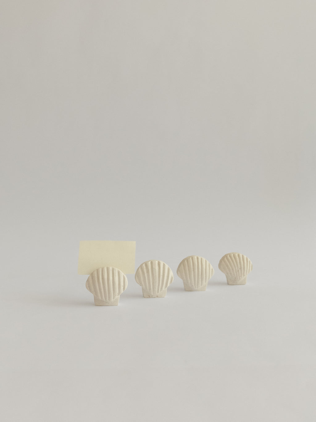 Set de 4 porta nombres de conchitas