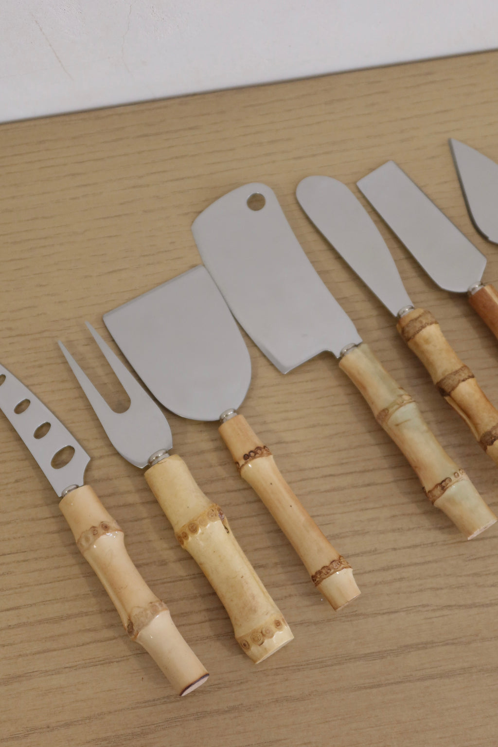 SET 7 cubiertos de servir bamboo