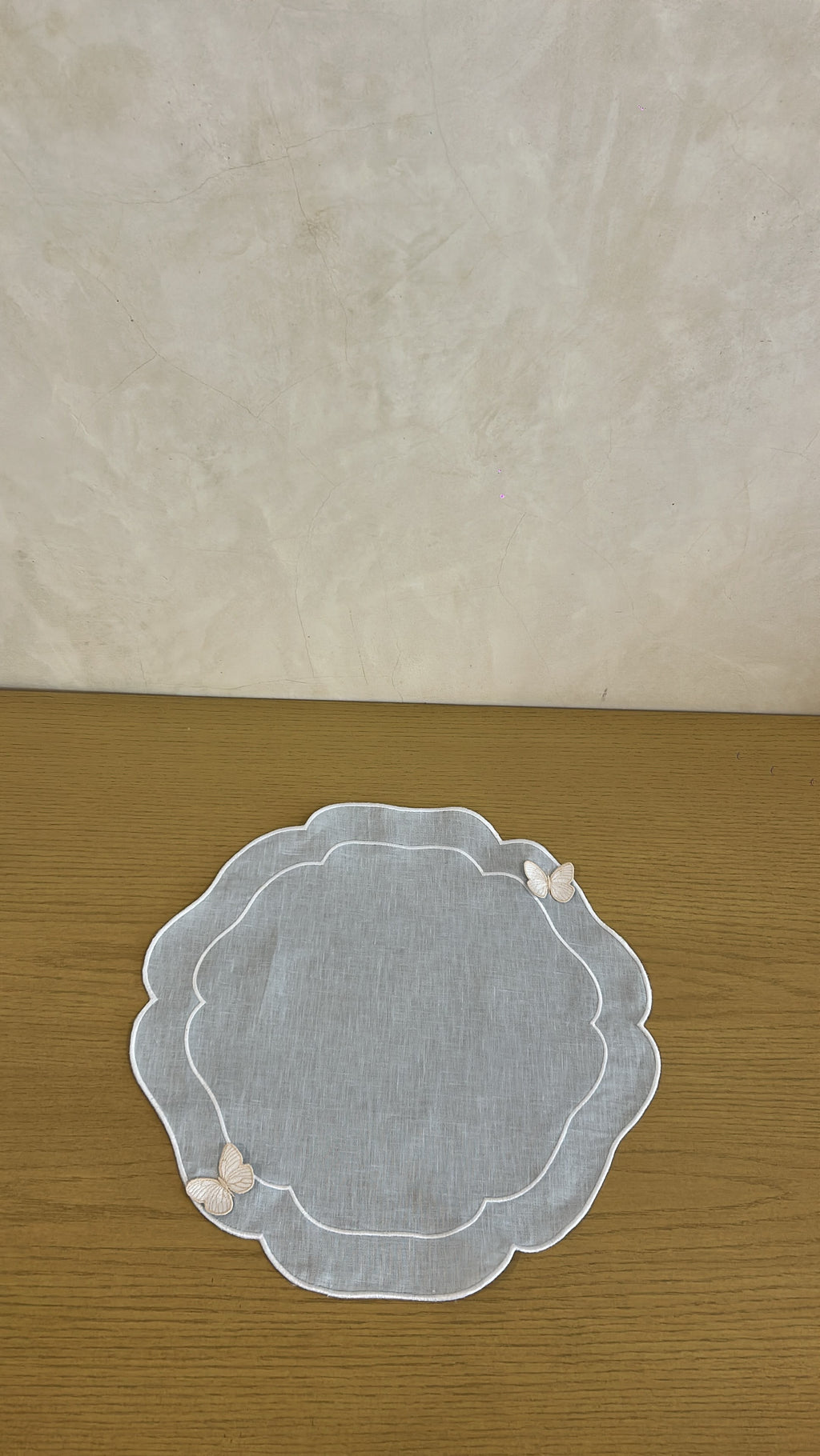 Individuales con mariposa 3D