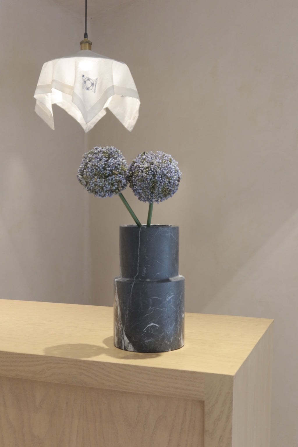 Set de 2 jarrones Marmol NEGRO