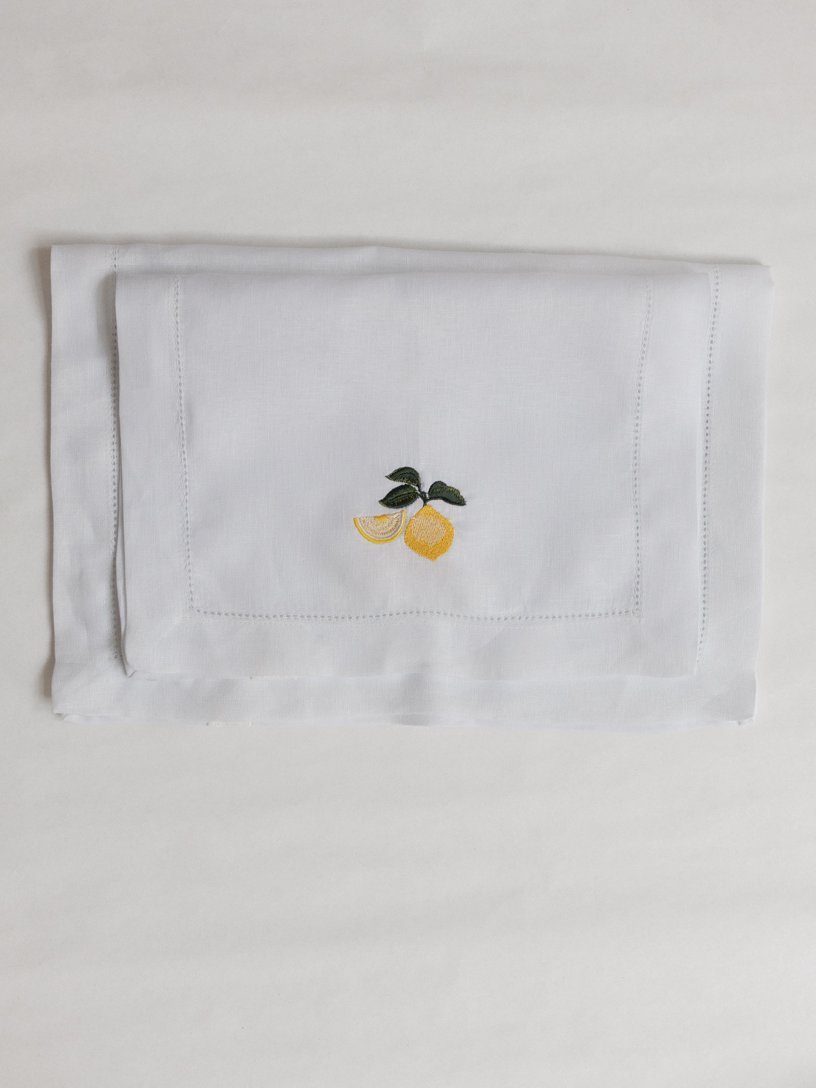 Set de 2 toallas de baño limones