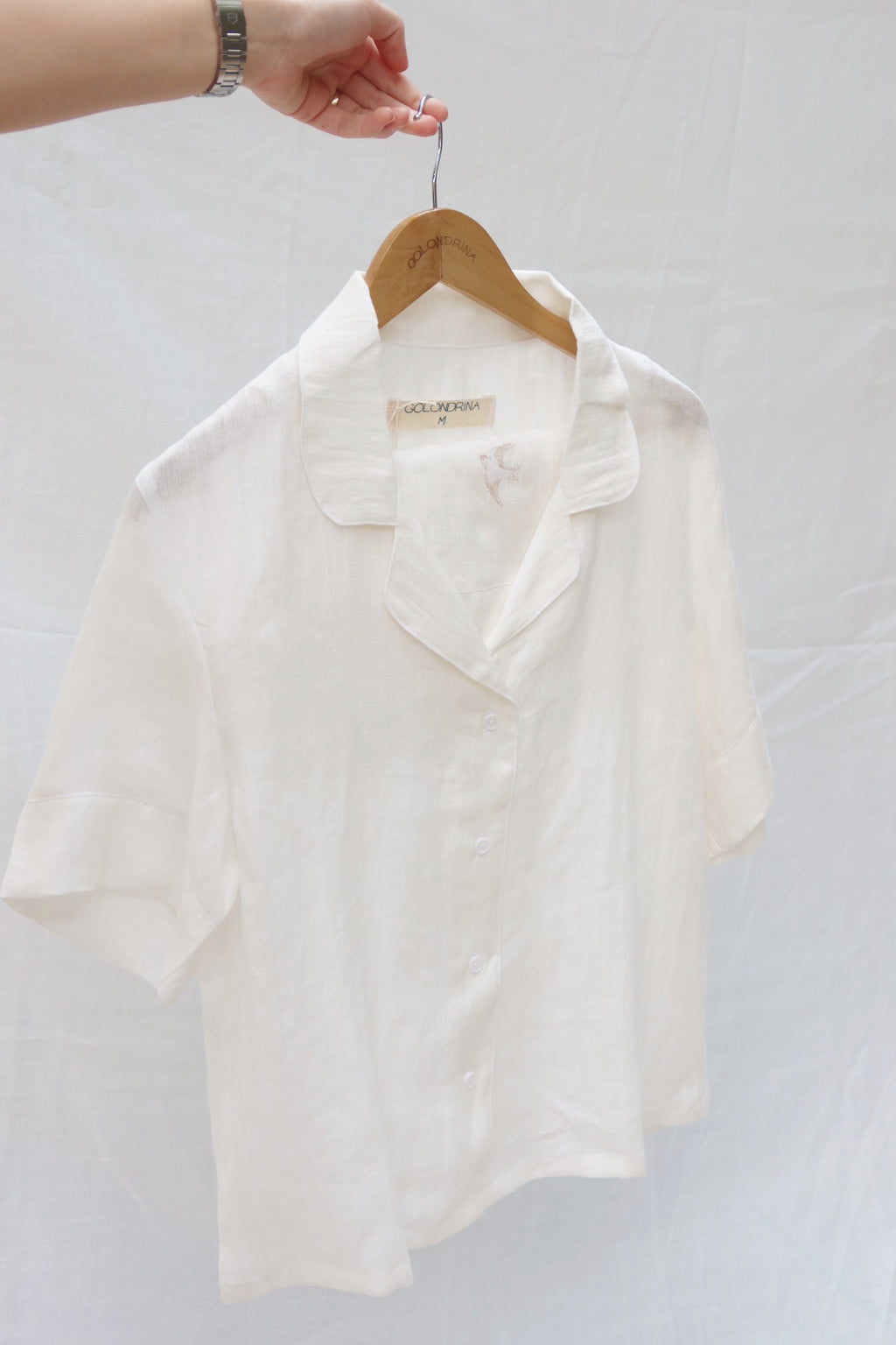 Shorts and Short Sleeve Set White