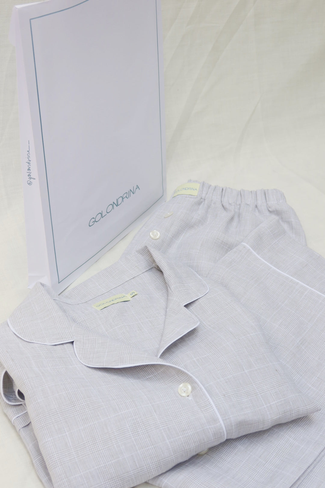 Pants and Long Sleeve Grey checks