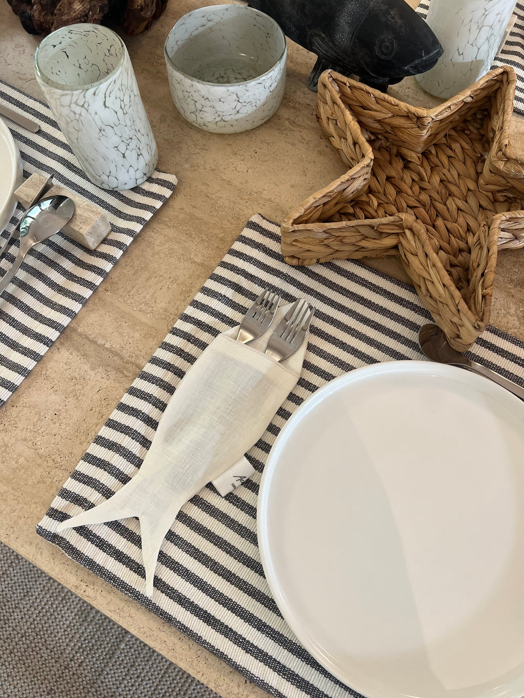 Set 6 pescados blancos portacubiertos