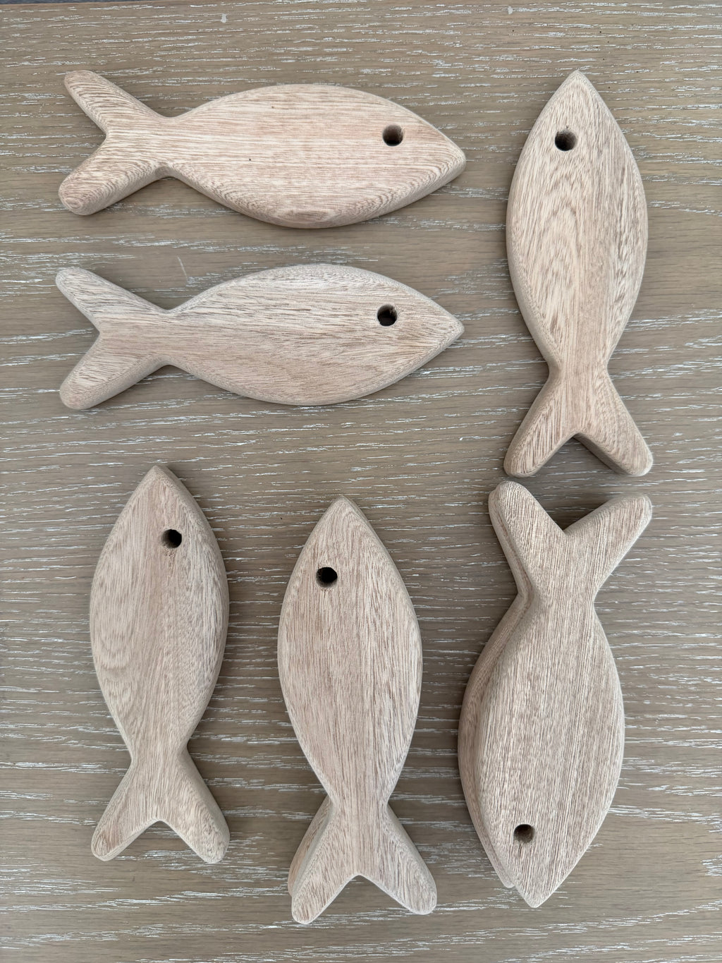 Pescaditos de madera