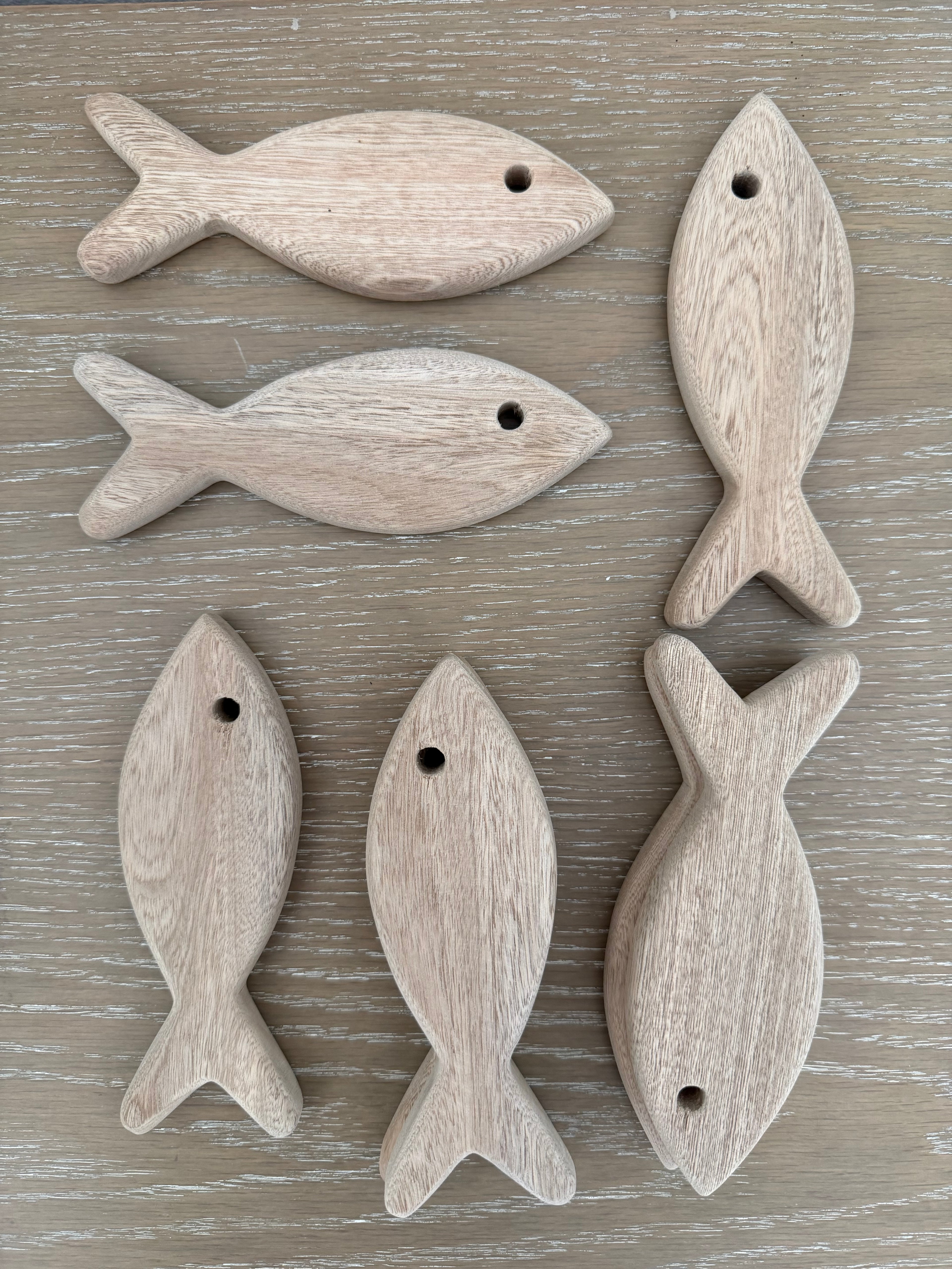 Pescaditos de madera