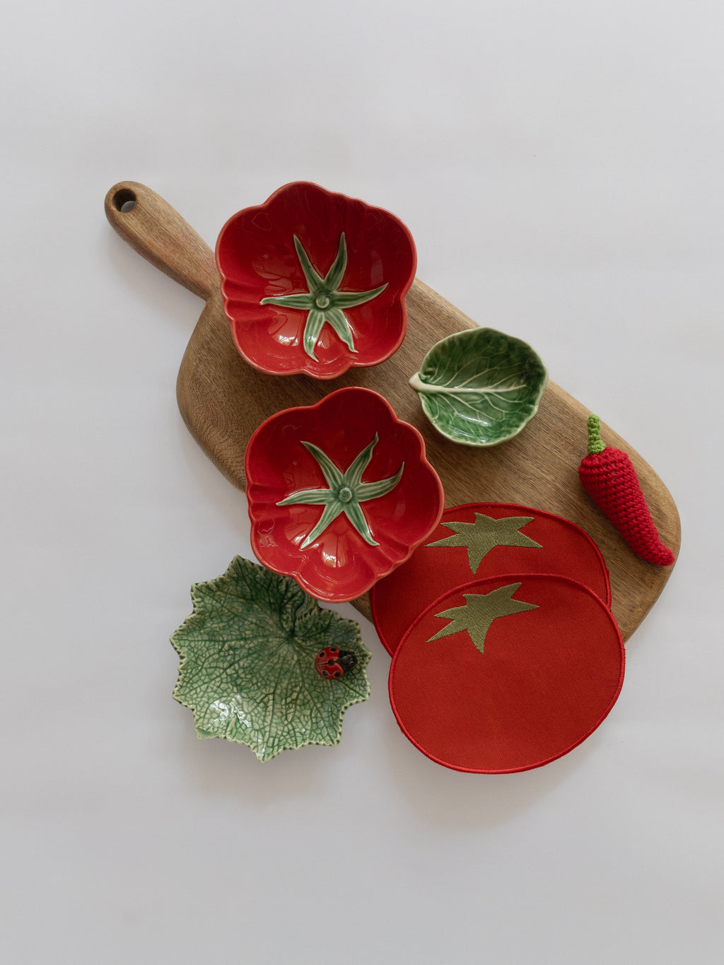 Set de 6 cocteleras tomates
