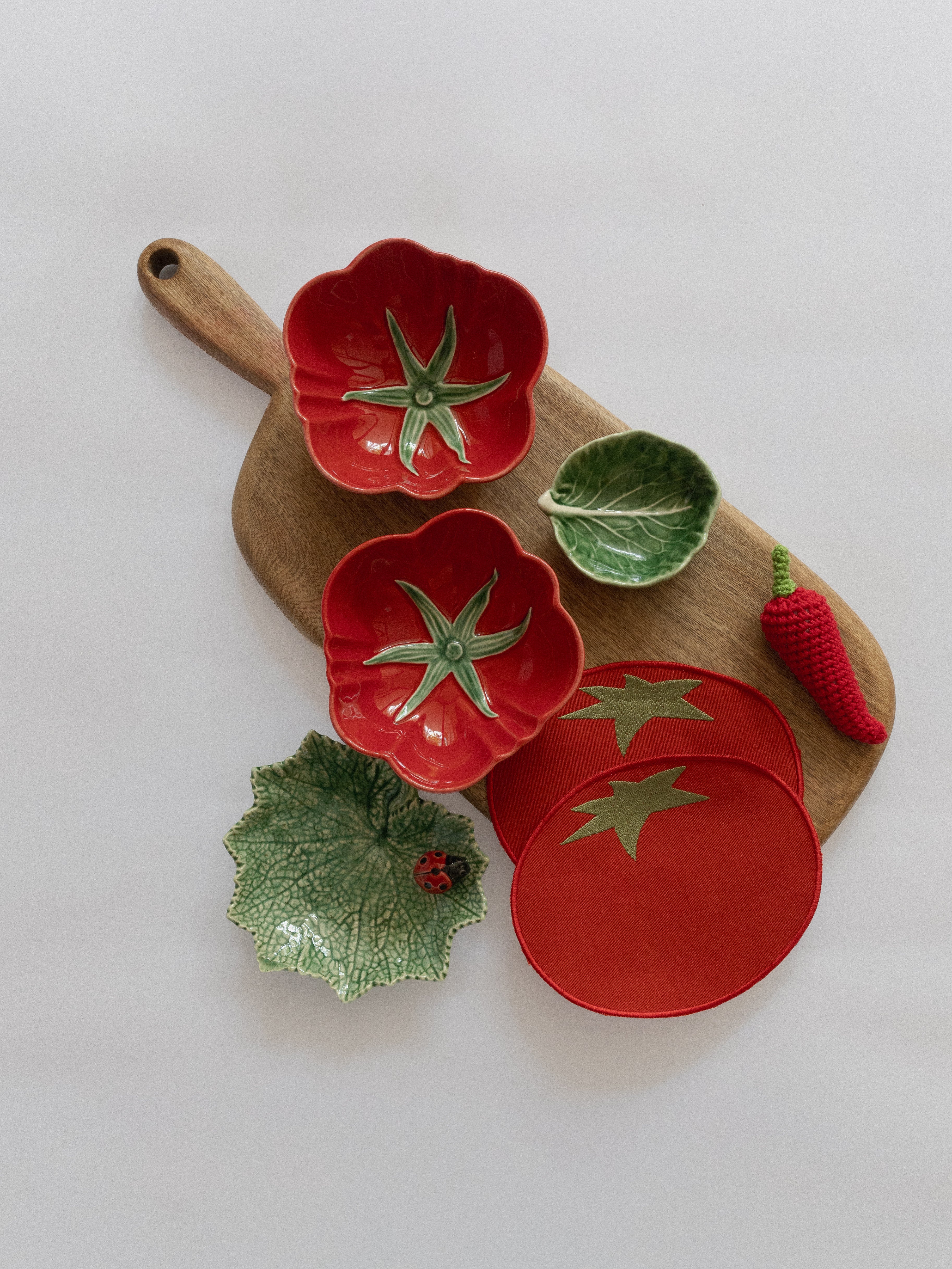 Set de 6 cocteleras tomates